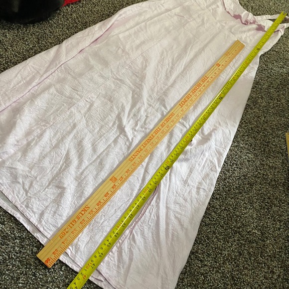 Old Navy M‎ Purple Ruffle Smocked Bodice Midi Dress Sundress Summer Casual - Picture 9 of 10